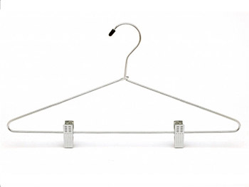 Durable and space saving heavy wire clothes hangers