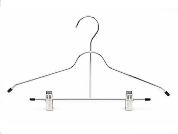 Multi-function chrome clips metal suit hanger