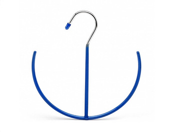 Circular Shape PVC Coated Metal Hook Scarf Hanger