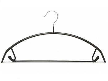 Black Plastic coating Metal Smart Clothes Hanger