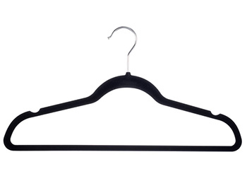 Black Velvet Thin Hangers for Clothes