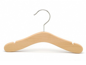 wooden baby dress hanger
