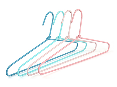 Weave Color Braided Cord Metal Clothes Hangers 