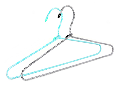Weave Color Cord Wire Clothes Hangers