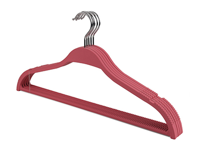 Dry and Wet Super Non Slip Ultra Thin Cheap Plastic Clothes Hangers 