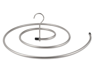 Rotatable and Space Saving Stainless Steel Spiral Shaped Quilt Hanger