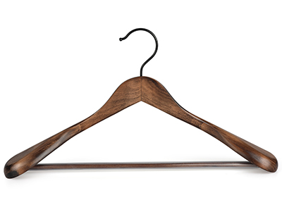 Premium Vintage Extra-Wide Shoulder Antique Wooden Cloths Hangers