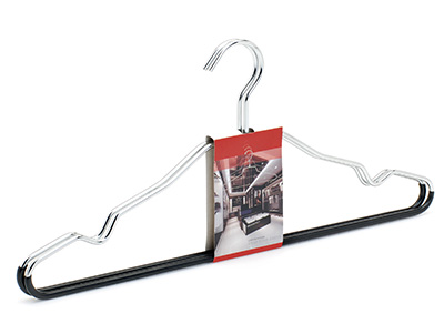 Strong Silver Color Laundry Wire Metal Clothes Hangers with Notches