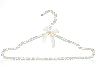 Adult Luxury Wedding White Pearl Beads Hangers for Women