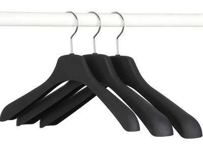 Standard PS Non Slip Plastic Clothing Coat Hangers Plastic for Display