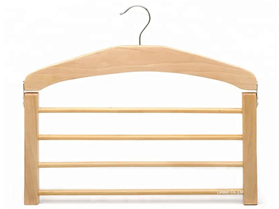 Assessed Supplier Multilayer Wooden Clothes Rack Multi Bar Trousers Hanger