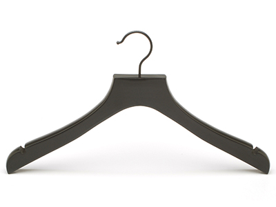 Factory Hot Sale Clothes Black Hangers Custom Clothes Solid Wood Hangers