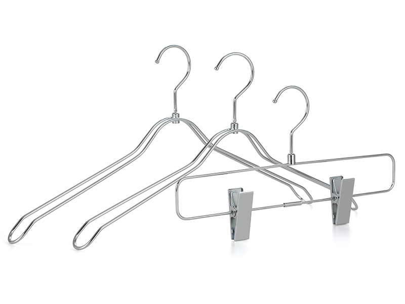 Extra Wide Shoulder Clothes Hangers Heavy Duty Double Metal Wires Coat Hanger for Clothes