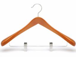  Wide Shoulders Wooden Heavy Duty Suit Hangers