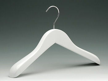  Ash Wood  White Short Hangers for Clothes