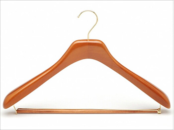  Deluxe Hotel Style Clothes Hanger with Locking Bar