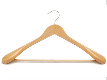  Popular Wood Suit and Coat Hangers with Anti-slip Bar