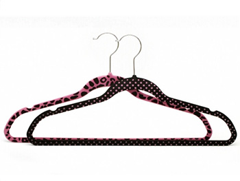 Non-slip ultra thin velvet hangers for clothes
