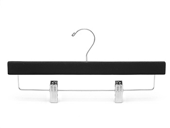  black velvet flocked bottom pants hanger