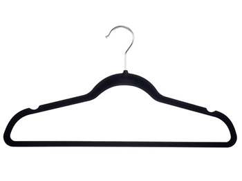  Black Velvet Thin Hangers for Clothes