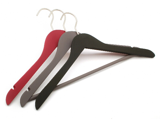 Luxury Rubber Coated Wood Hangers