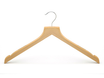 Flat Head Wooden Clothes Non Slip Hanger