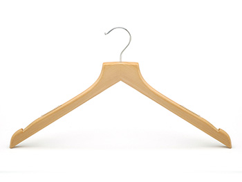 Flat Head Wooden Clothes Non Slip Hanger