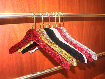 DIY Luxury Sequin Clothes Hangers