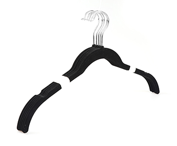  5-Pack Original Huggable Lightweight ultra-thin Black Velvet Hangers Suit and Shirt Hangers