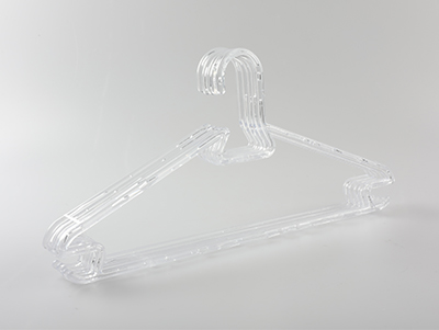 Clear Plastic Clothing Hanger Economy Plastic Transparent Hanger