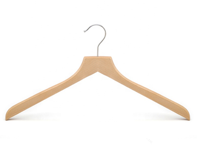  Tops Clothing Type Flat Style Home Usage Natural Wooden Hanger for Coats