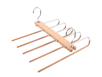  5 Layers Pants Rack Magic Non-Slip Space Saving Organizer Hanger