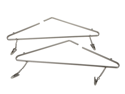 Space Saving Laundry Triangle Wire Hangers with Clips