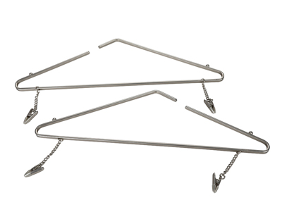  Space Saving Laundry Triangle Wire Hangers with Clips