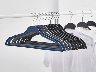 Non Slip Rubber Finishing Custom Clothing Hanger