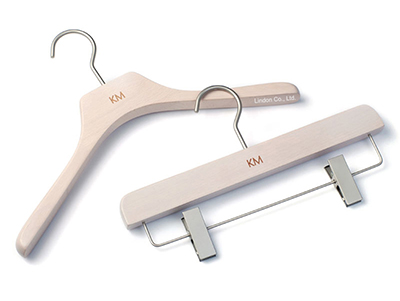 Solid Wood Pants and Coat Clothes Set Hangers