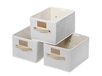  Foldable Fabric Closet Storage Boxes & Bins Cubes