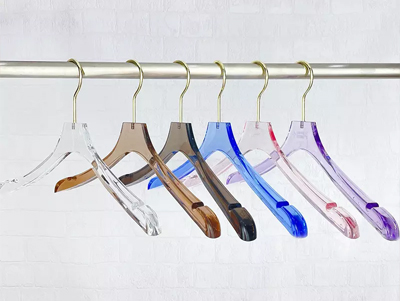  Premium Luxurious Crystal Acrylic Boutique Hangers for Clothing Store