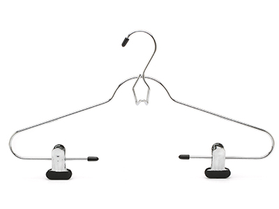  Waterproof Durable Luxury Clothing Metal Hanger Laundry Stainless Steel Hangers with Clips 