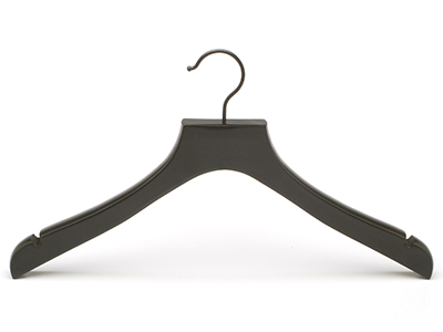  Factory Hot Sale Clothes Black Hangers Custom Clothes Solid Wood Hangers