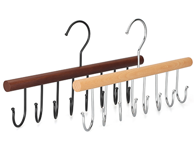   Foldable Metal Hooks Multifunctional Organizer Space Saving Hanger for Belt Bra Tank Top