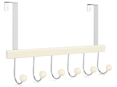 Collapsible Coat Hooks Coat Rack Wooden Door Hangers Over the Door Hooks